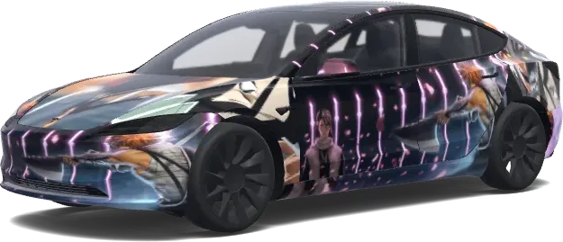 Ichigo contre Byakuya – covering Tesla Model 3