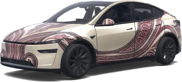 아이보리 바타크 랩 – 테슬라 Model Y 랩핑