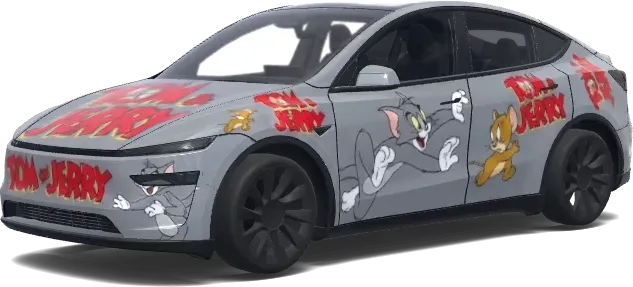 Both side the same – Tesla Model Y wrap