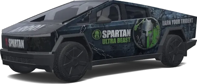 Spartan Ultra Beast – Tesla Cybertruck wrap