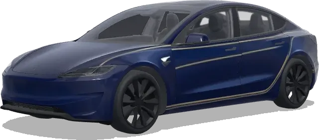Pinstripe de Referencia – wrap para Tesla Model 3