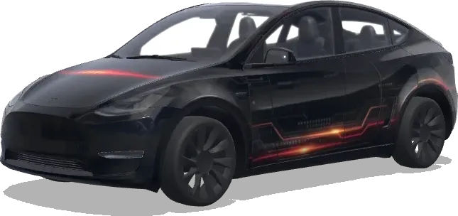 Knight Rider KITT (Knight Rider KITT.) – wrap para Tesla Model Y