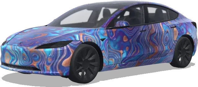 Damascus Camo (Call Of Duty: Damascus Camo.) – оклейка Tesla Model 3