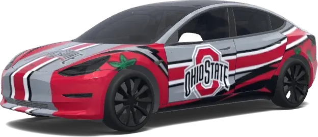 Ohio State Buckeyes (Ohio State Buckeyes.) – covering Tesla Model 3