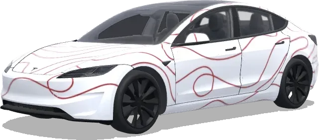 Grafik Hinzufügen (Add this graphic to the car) – Tesla Model 3 Wrap