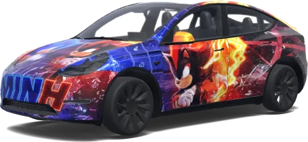 SHADON-MIN-HEDGEHOG-SONIC – Tesla Model Y wrap