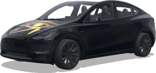 Око Ра – оклейка Tesla Model Y