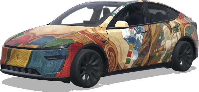 Nepal Heritage – Tesla Model Y wrap