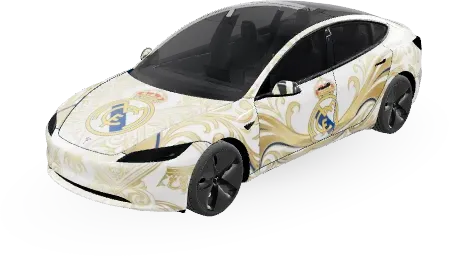 Real Madrid (real madrid) – Tesla Model 3 Wrap