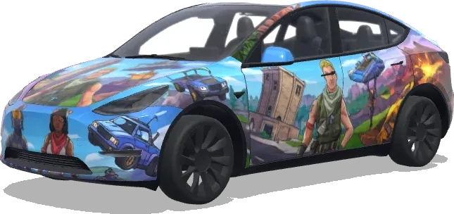 Fortnite (fortnite) – Tesla Model Y Wrap
