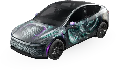 yc-alien – Tesla Model Y Wrap