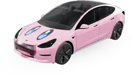카비 (Kirby) – 테슬라 Model 3 랩핑