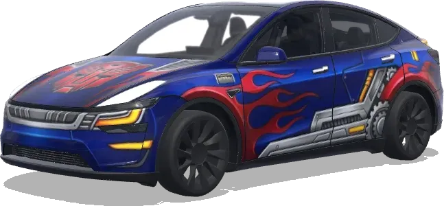Optimus Prime – wrap para Tesla Model Y
