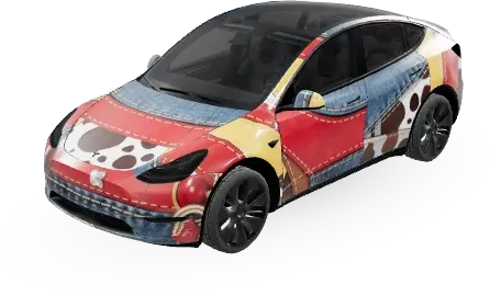 トイ・ストーリー ジェシー (Toy story Jessie) – テスラ Model Y ラッピング