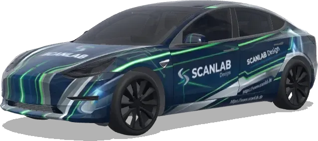 Scanlab Tech – Tesla Model 3 wrap
