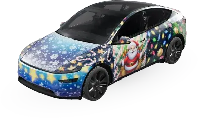 Weihnachten (Christmas) – Tesla Model Y Wrap