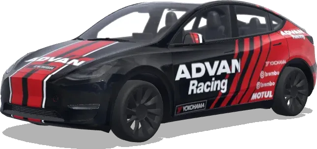 アドバン・レーシング (Advan racing) – テスラ Model Y ラッピング