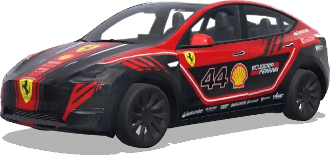 法拉利F1風格 – 特斯拉 Model Y 塗裝