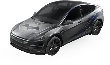 Batimóvil (Batmobile) – wrap para Tesla Model Y