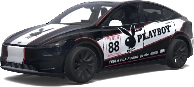 Playboy Édition Vitesse – covering Tesla Model Y