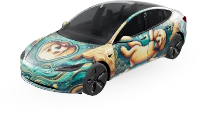Goldendoodles – Tesla Model 3 Wrap