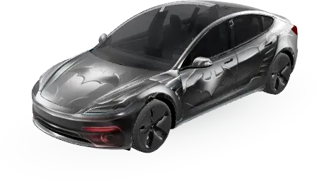 バットマン (Batman) – テスラ Model 3 ラッピング