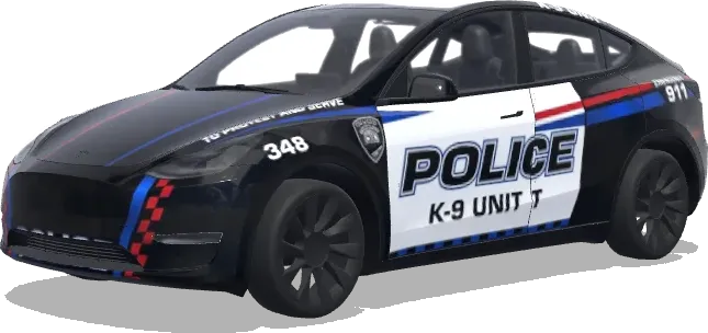 K-9-Einheit Polizei-Tesla – Tesla Model Y Wrap