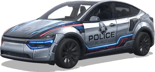 Robocop – wrap para Tesla Model Y