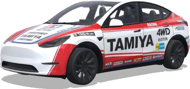 タミヤ模型車 (田宫模型车) – テスラ Model Y ラッピング