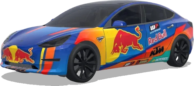 ktm redbull – Tesla Model 3 wrap
