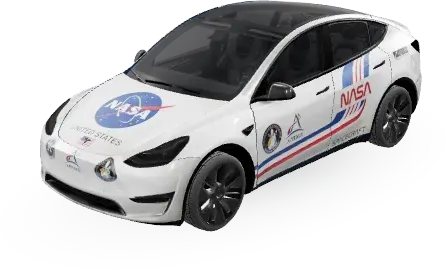 NASA 2 (Nasa 2) – оклейка Tesla Model Y