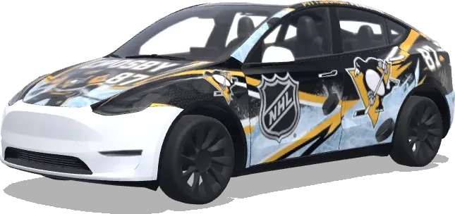 西德尼·克羅斯比(Sidney CrosbyNHL) – 特斯拉 Model Y 塗裝