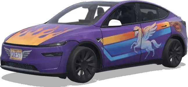 Furgoneta Onward (The van from Onward by Pixar) – wrap para Tesla Model Y