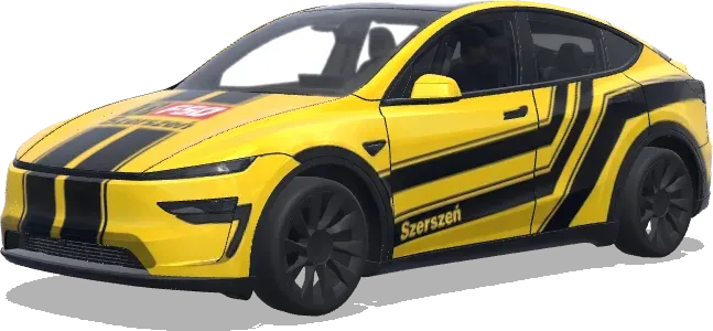 Blok Ekipa Szerszeń – Tesla Model Y Wrap