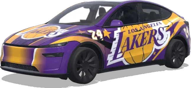 Lakers – Tesla Model Y Wrap