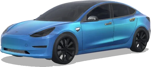 Frozen Ocean с карбоном – оклейка Tesla Model 3