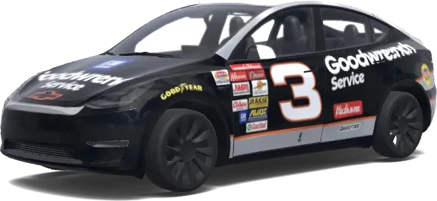 데일 언하트 굿렌치 3 (Dale Earnhardt Goodwrench 3.) – 테슬라 Model Y 랩핑