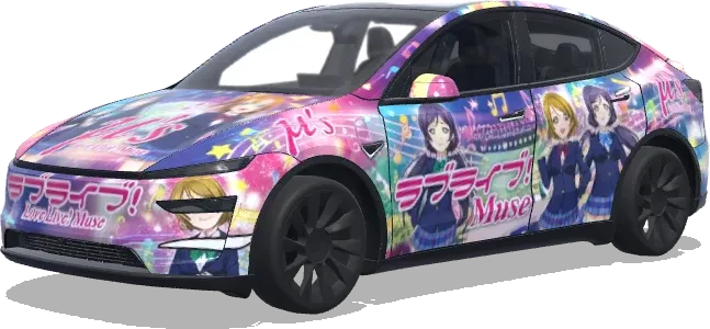 Love Live Itasha (DO itasha of live live muse) – Tesla Model Y Wrap