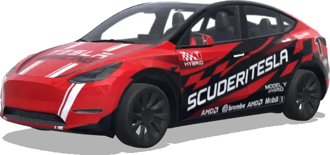 Formel 1 Team (Formula 1 team) – Tesla Model Y Wrap