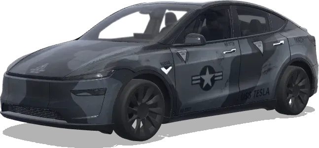 전투기 래핑 (fighter jet) – 테슬라 Model Y 랩핑