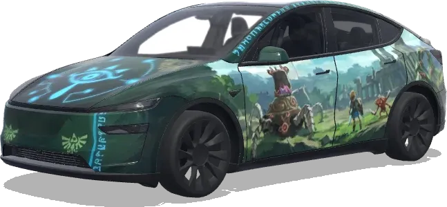 Zelda Breath of the Wild (塞尔达传说 荒野之息) – Tesla Model Y Wrap