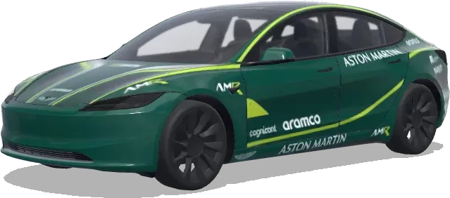 Aston Martin AMR26 – Tesla Model 3 Wrap