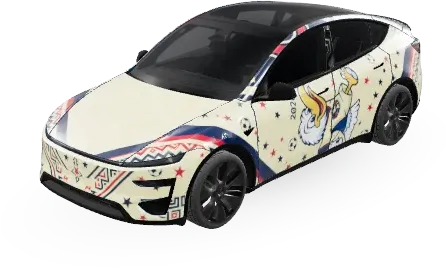 Club América 2026 – Tesla Model Y Wrap