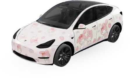 My Melody – Tesla Model Y Wrap