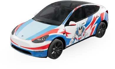 at – wrap para Tesla Model Y