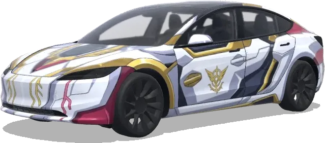 코드 기아스 랜슬롯 (Coge geass lancelot.) – 테슬라 Model 3 랩핑