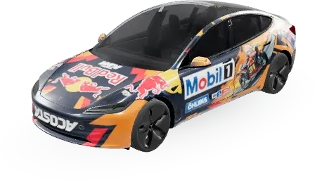Red Bull Speedster – Tesla Model 3 wrap