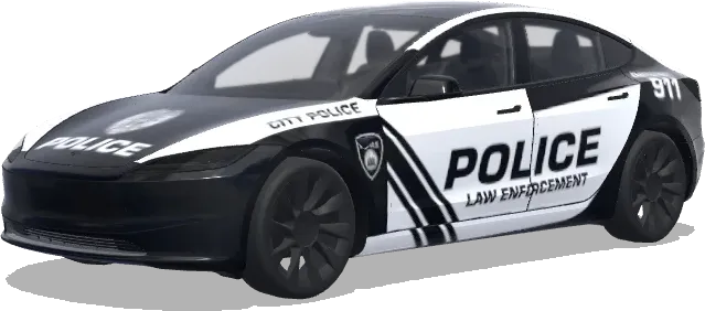 City Police 911 – Tesla Model 3 wrap