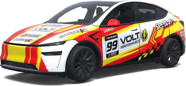 Rennsport-Lackierung – Tesla Model Y Wrap