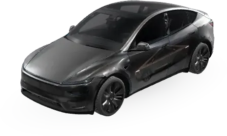 Dunkles Bernstein Schwarz (Dark Amber Black Metal) – Tesla Model Y Wrap